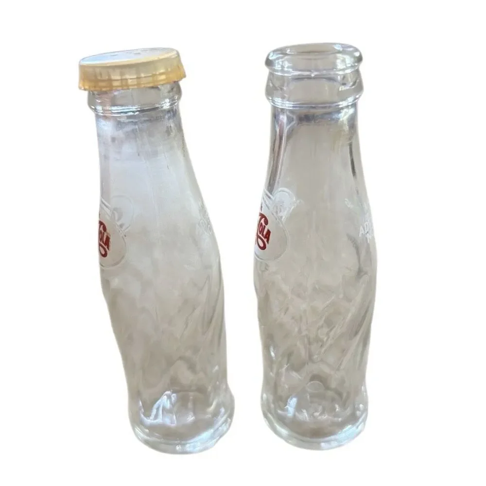 Pepsi Cola Glass Salt & Pepper Shakers *Read*